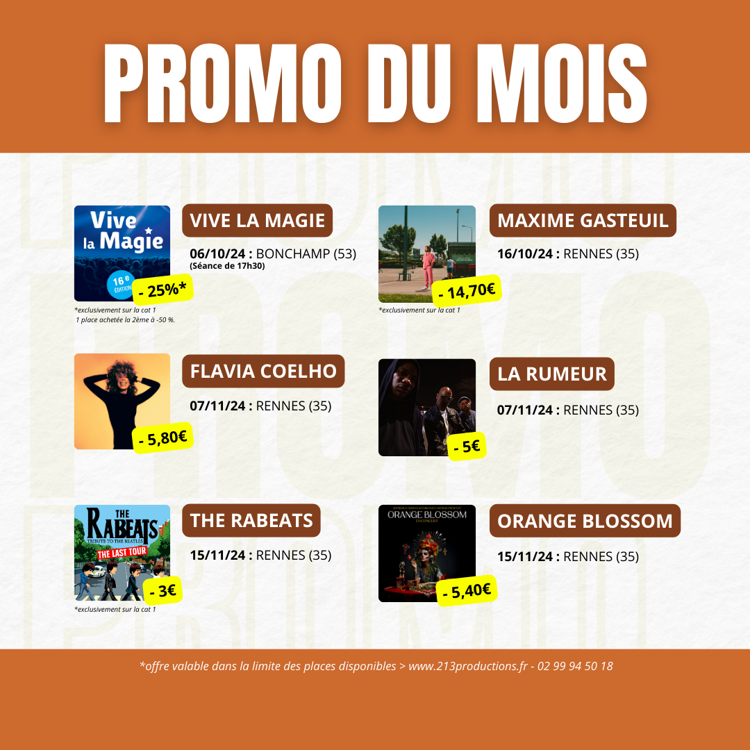 Promo du mois